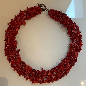 Red Coral style necklace